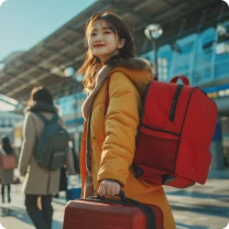 Different traveller types – business, family, solo, and budget travellers covered by Etiqa TripCare360.