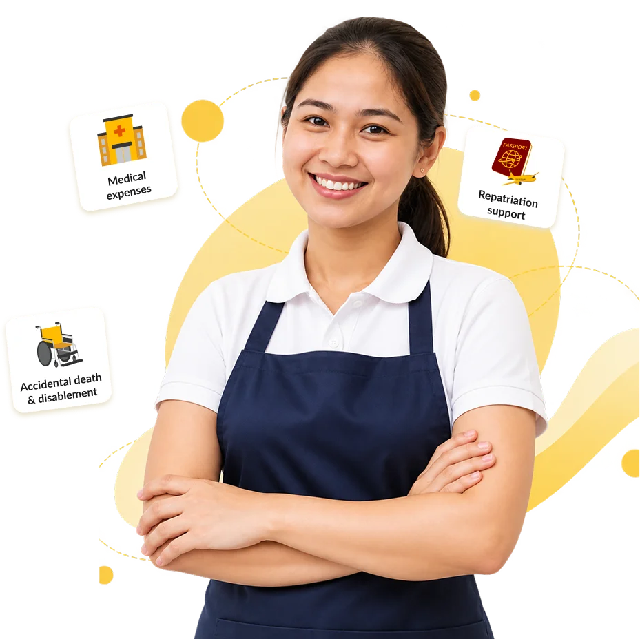Domestic helper illustration