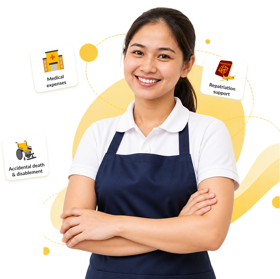 Domestic helper illustration