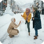 Different traveller types – business, family, solo, and budget travellers covered by Etiqa TripCare360.